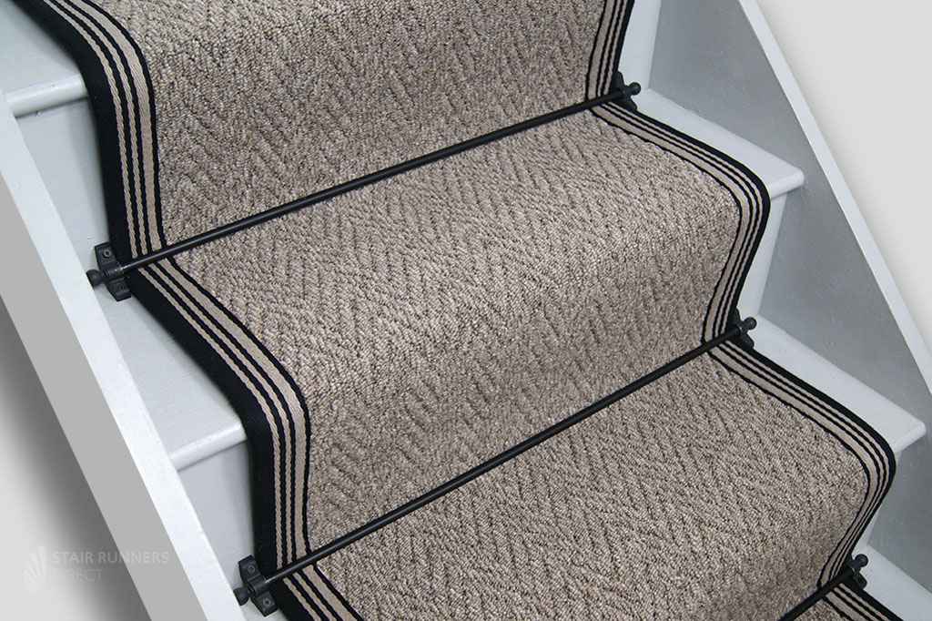 Arizona Cappuccino Herringbone Stair Runner