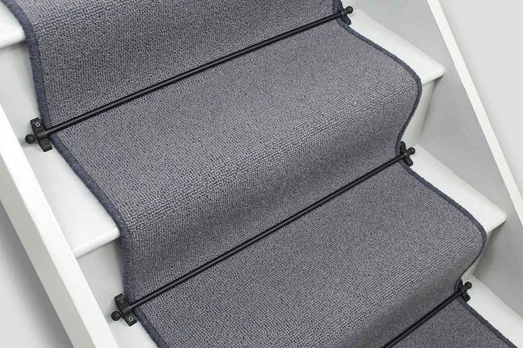 Country House Grey Shingle Stair Runner