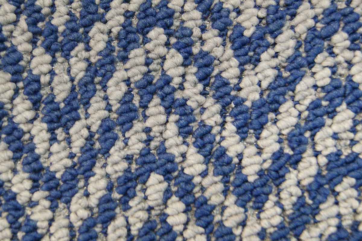 Atlantic Herringbone French Blue Carpet