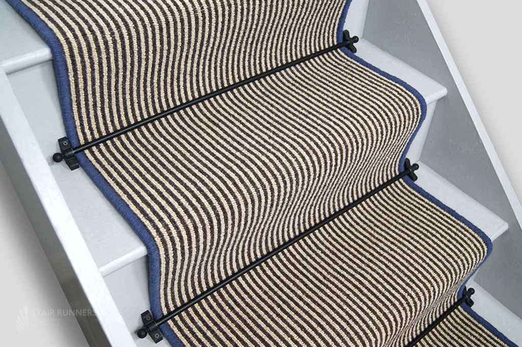 Hardy Striped Wool Stair Runner 